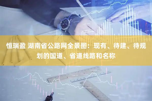 恒瑞盈 湖南省公路网全景图：现有、待建、待规划的国道、省道线路和名称