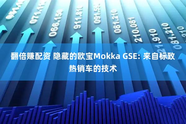 翻倍赚配资 隐藏的欧宝Mokka GSE: 来自标致热销车的技术